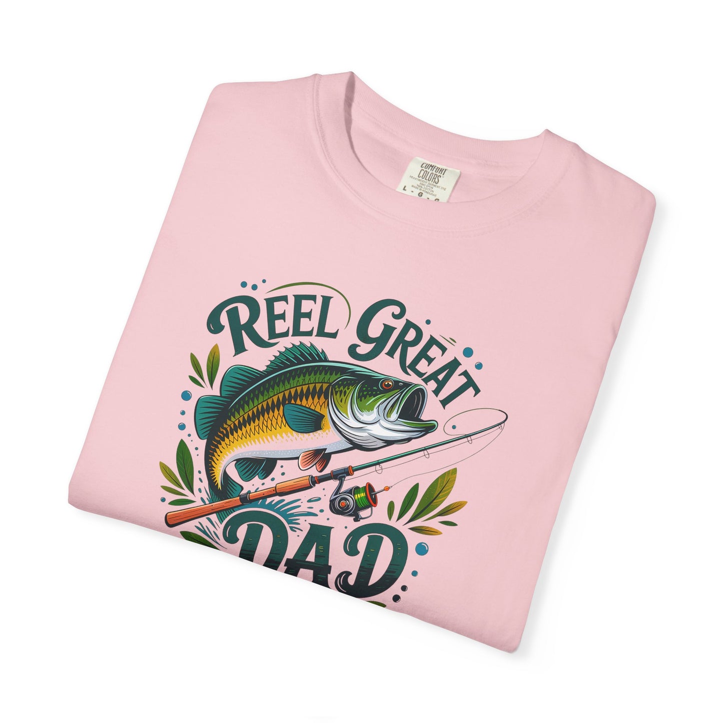 Reel Great Dad Custom Kid's Names— Fathers Day Tee
