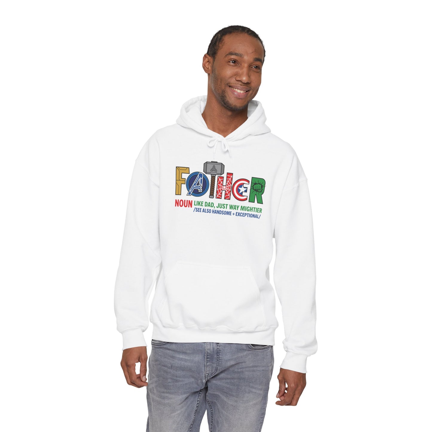 Superhero Father — Graphic Hoodie