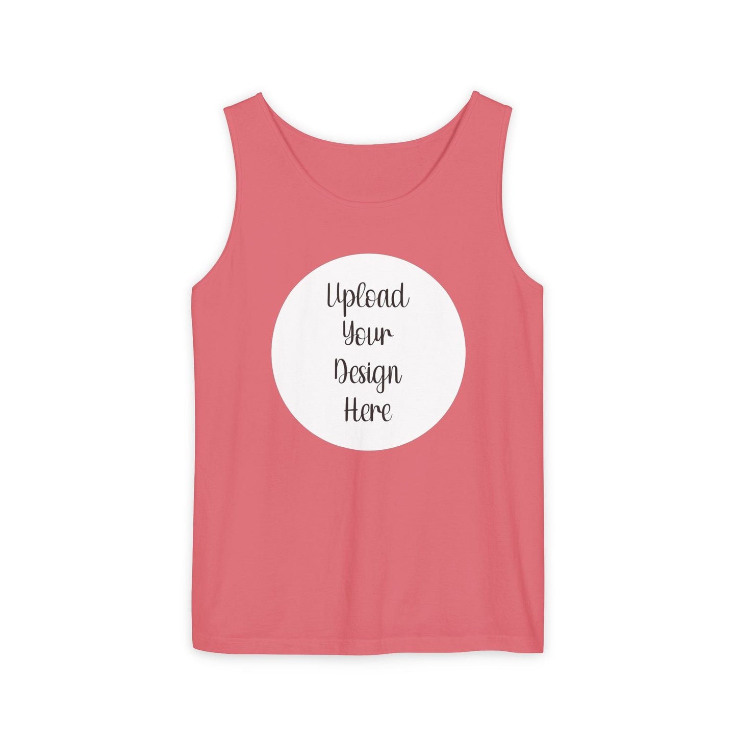 *Custom Tank Top — Comfort Colors Various Colors - Upload Your Design