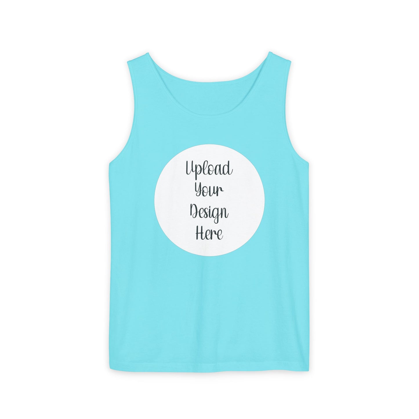 *Custom Tank Top — Comfort Colors Various Colors - Upload Your Design