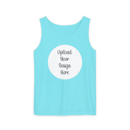 *Custom Tank Top — Comfort Colors Various Colors - Upload Your Design