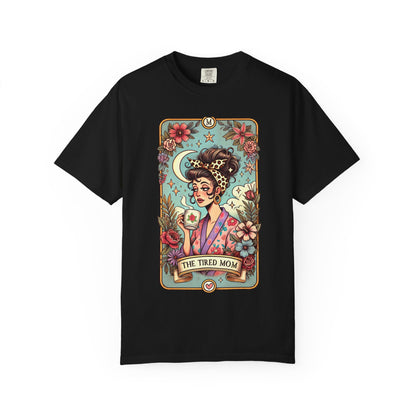 Vintage The Tired Mom T-Shirt —Mom Graphic Tee