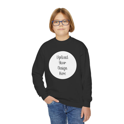*Custom Youth Crewneck Sweatshirt — Various Colors - Upload Your Design