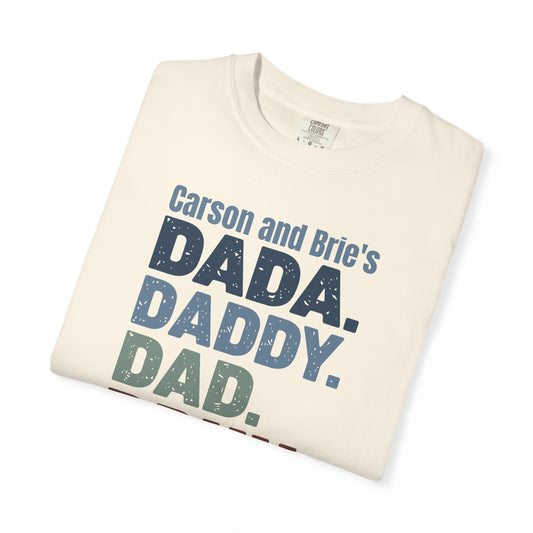 Bruh T-Shirt Custom Kid's Names— Fathers Day Tee