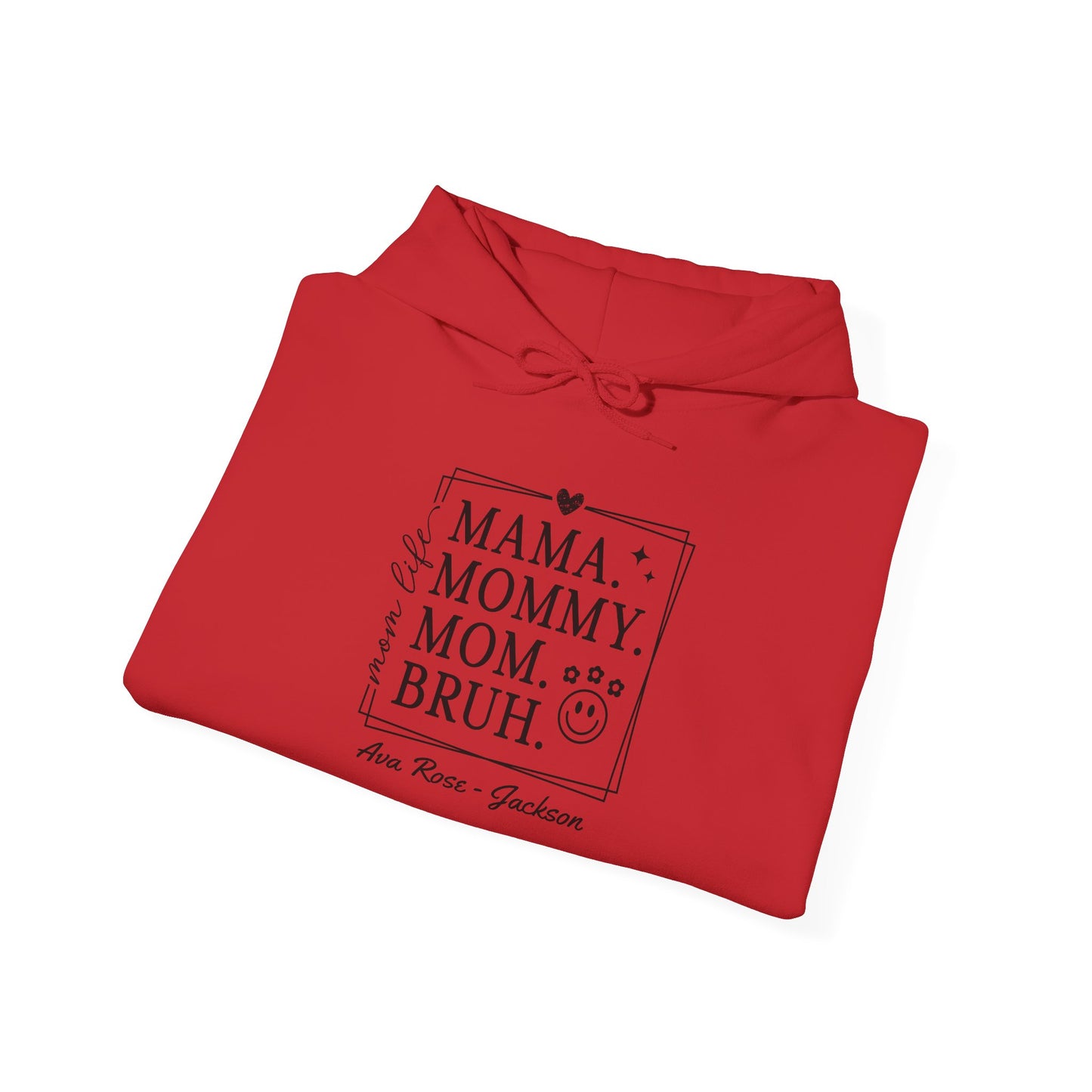 Mom Life Custom Kids Name Mama Hoodie — Personalized Mom Hoodie