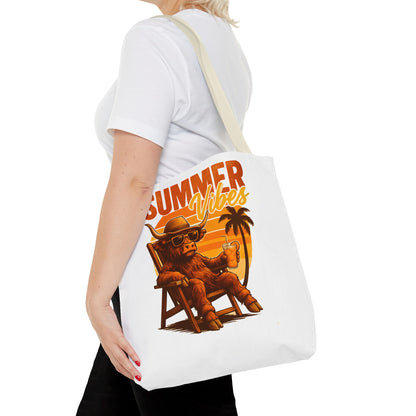 Highland Cow — Beach-Ready AOP Carryall