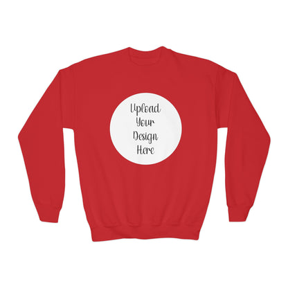 *Custom Youth Crewneck Sweatshirt — Various Colors - Upload Your Design