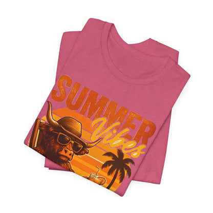 Highland Cow T-Shirt — celebrate summer Graphic Tee