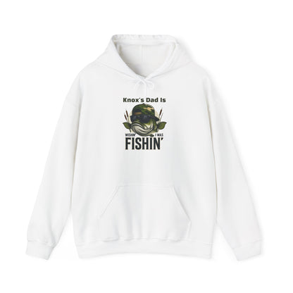Wishin I Was Fishin Custom Kid's Names Hoodie - Personalized Gift