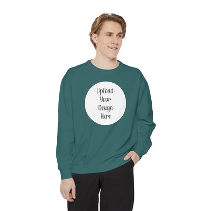 *Custom Crewneck Sweatshirt — Comfort Colors Various Colors - Upload Your Design