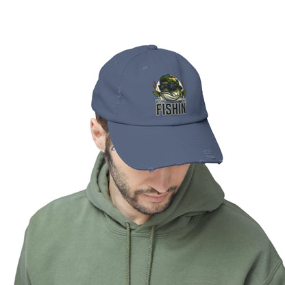 Wishin I Was Fishin —  Baseball Hat