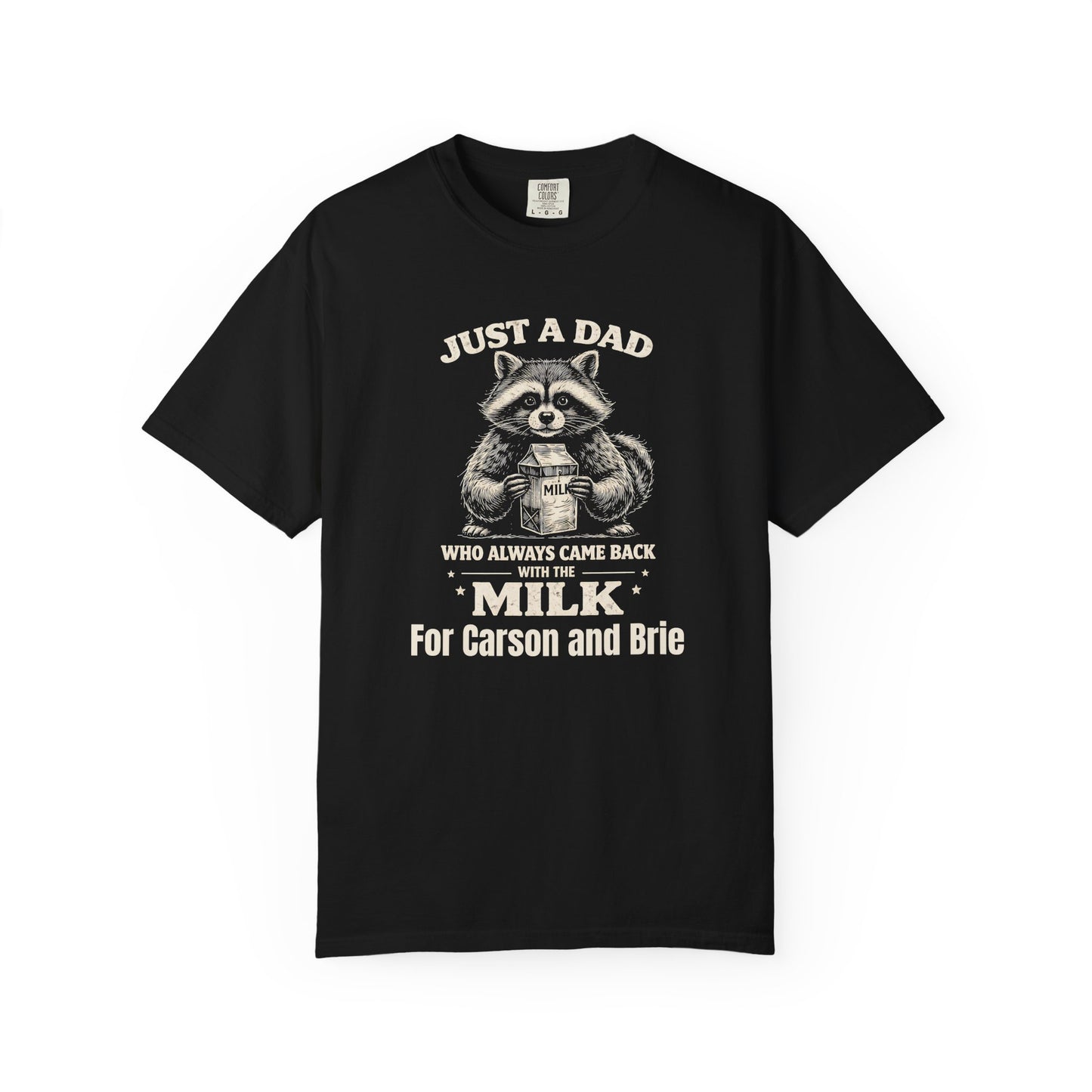 Just A Dad Custom Kid's Names— Fathers Day Tee
