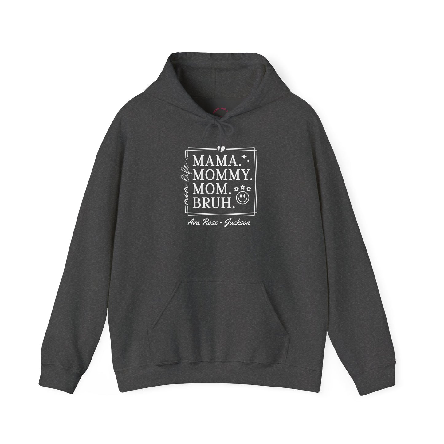 Mom Life Custom Kids Name Mama Hoodie — Personalized Mom Hoodie
