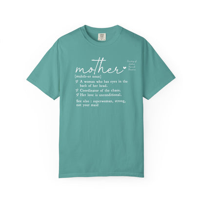 Mother Definition T-Shirt — Personalized Mom Script Graphic Tee