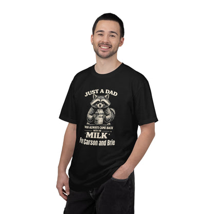 Just A Dad Custom Kid's Names— Fathers Day Tee