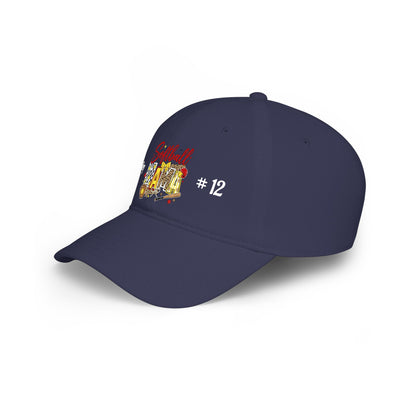 Softball Mama Low Profile Cap — Personalized Name & Number