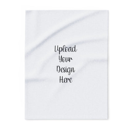Custom Cozy Arctic Fleece Blanket – Upload Your Design