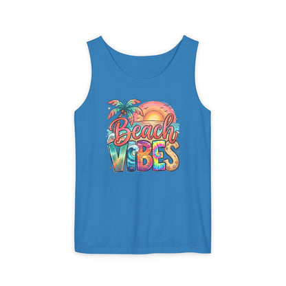 Beach Vibes — Breathable Garment-Dyed Summer Tank
