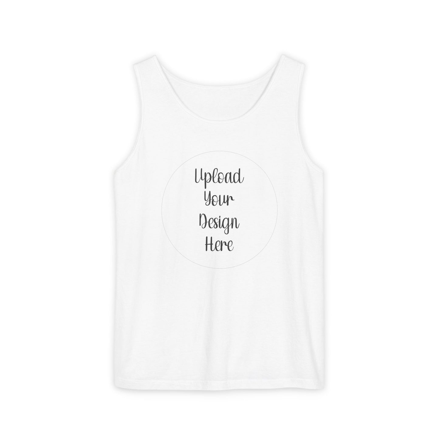 *Custom Tank Top — Comfort Colors Various Colors - Upload Your Design