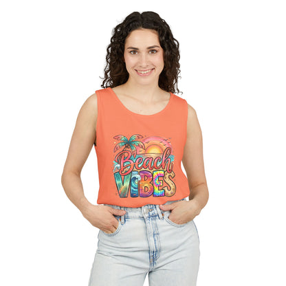 Beach Vibes — Breathable Garment-Dyed Summer Tank