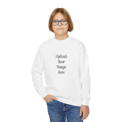 *Custom Youth Crewneck Sweatshirt — Various Colors - Upload Your Design