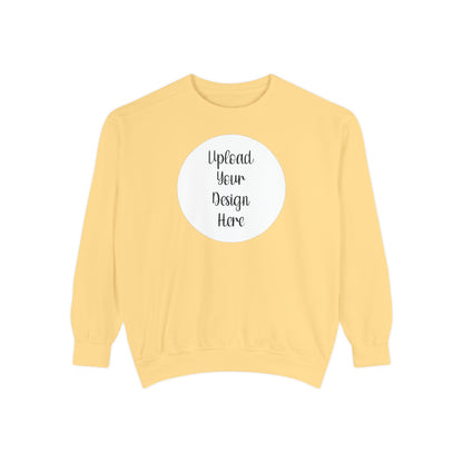 *Custom Crewneck Sweatshirt — Comfort Colors Various Colors - Upload Your Design