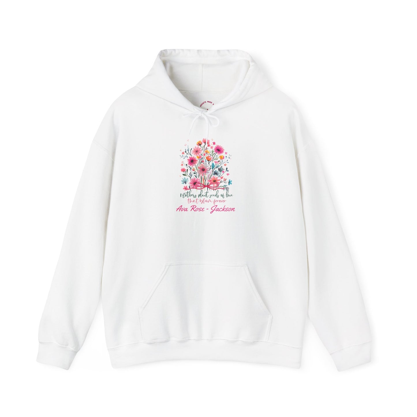 Seeds Of Love Custom Kids Name Mama Hoodie — Personalized Mom Hoodie