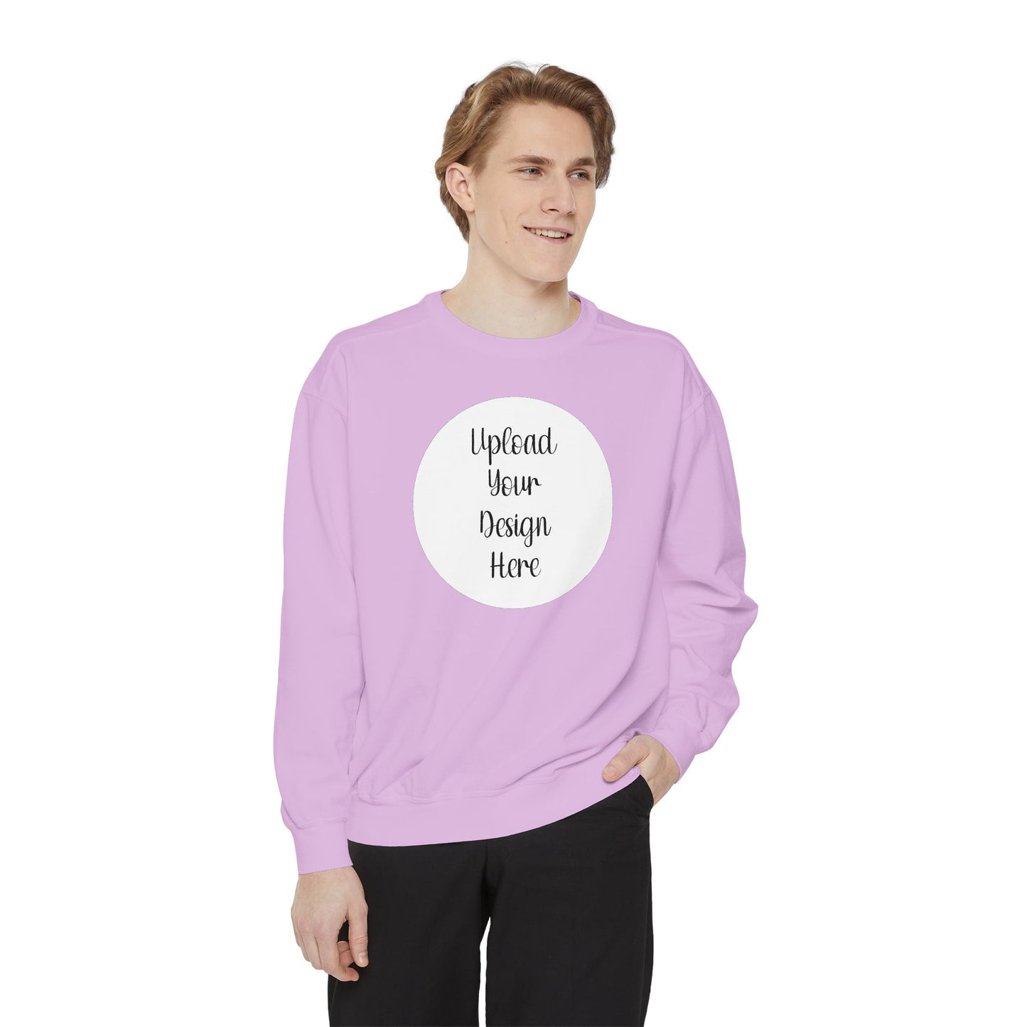 *Custom Crewneck Sweatshirt — Comfort Colors Various Colors - Upload Your Design