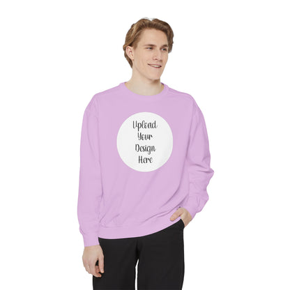 *Custom Crewneck Sweatshirt — Comfort Colors Various Colors - Upload Your Design