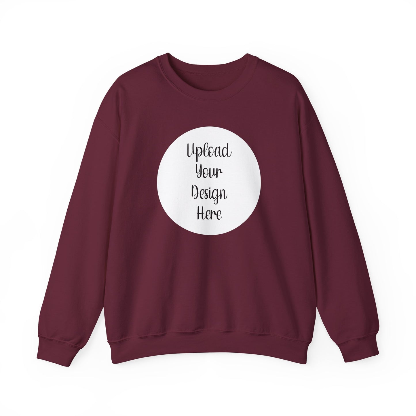 *Custom Crewneck Sweatshirt — Gildan Various Colors - Upload Your Design