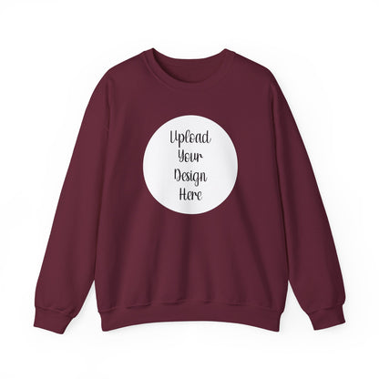 *Custom Crewneck Sweatshirt — Gildan Various Colors - Upload Your Design