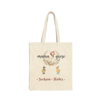 Mama Goose Custom Names — Personalized Mom Tote