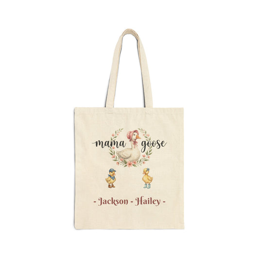 Mama Goose Custom Names — Personalized Mom Tote