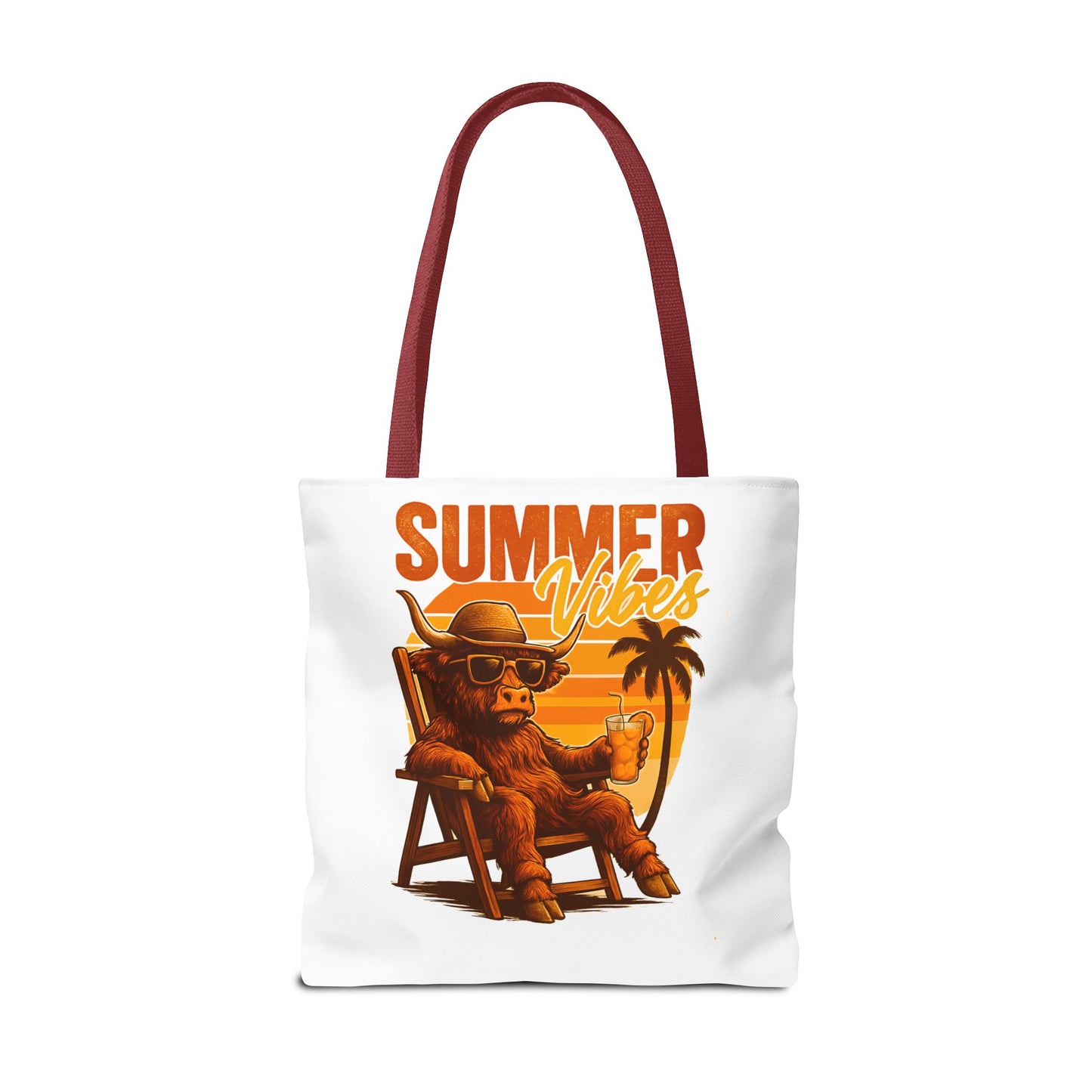Highland Cow — Beach-Ready AOP Carryall