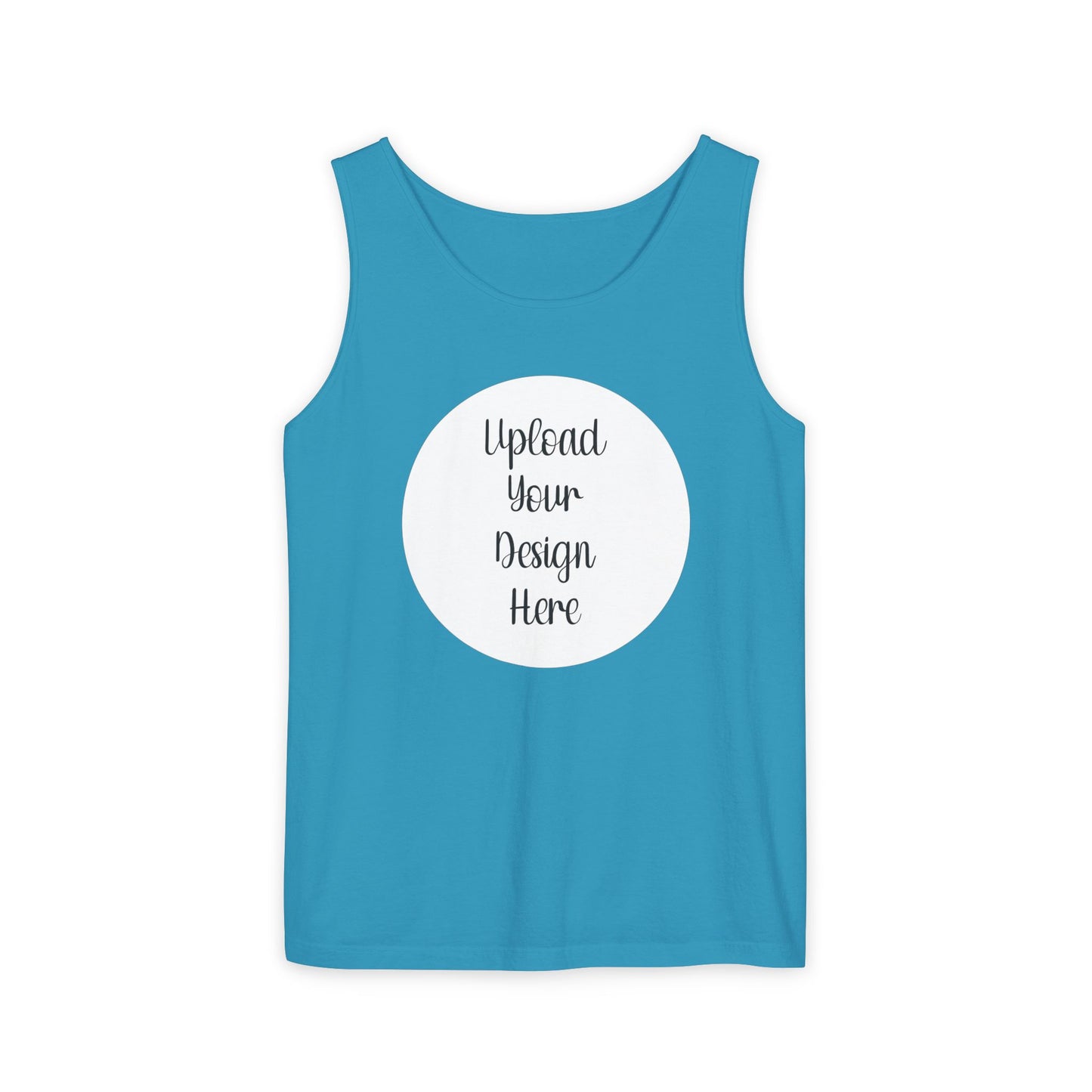 *Custom Tank Top — Comfort Colors Various Colors - Upload Your Design