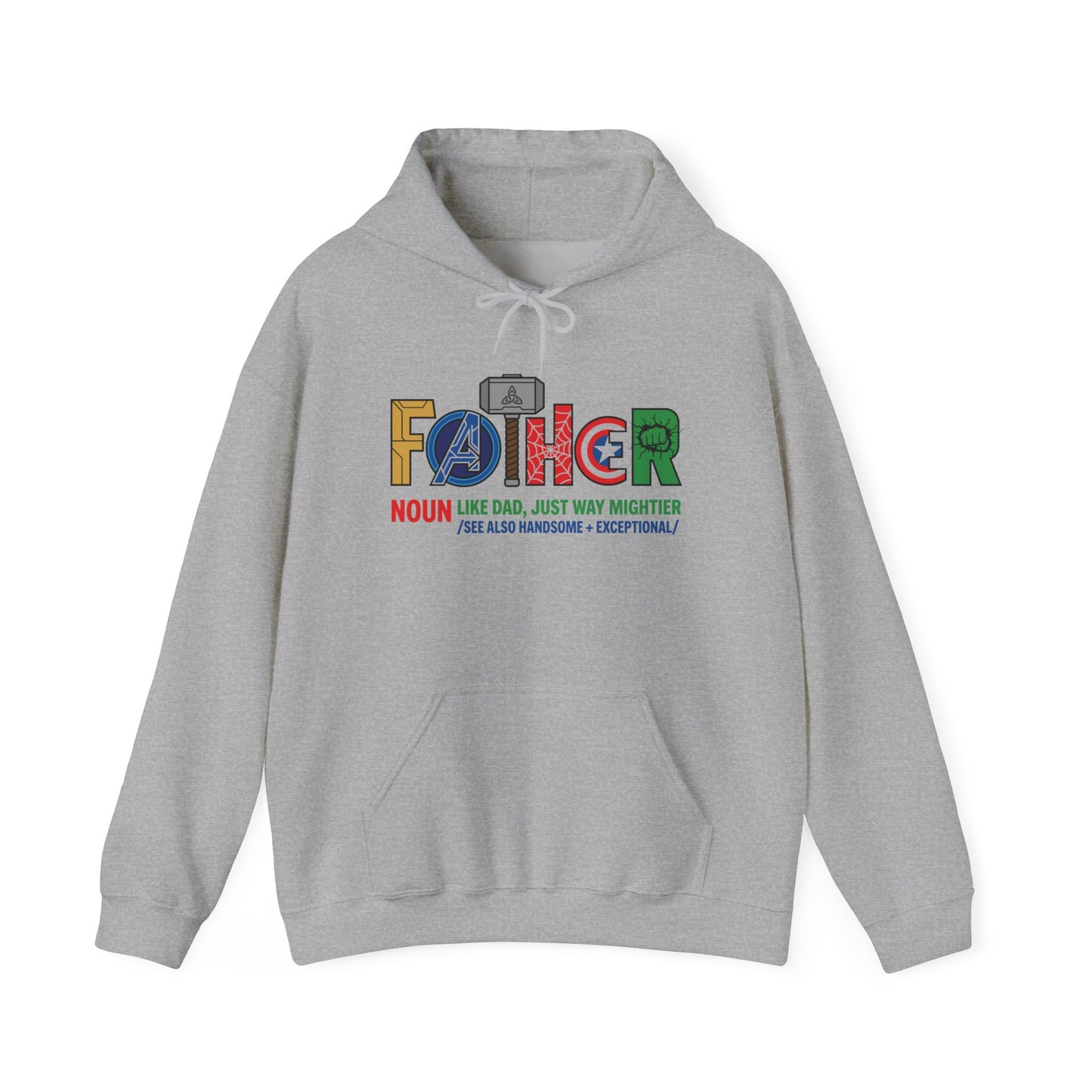 Superhero Father — Graphic Hoodie