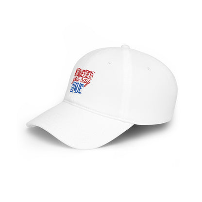 Whatever You Say Blue Low Profile Cap — Personalized Name & Number