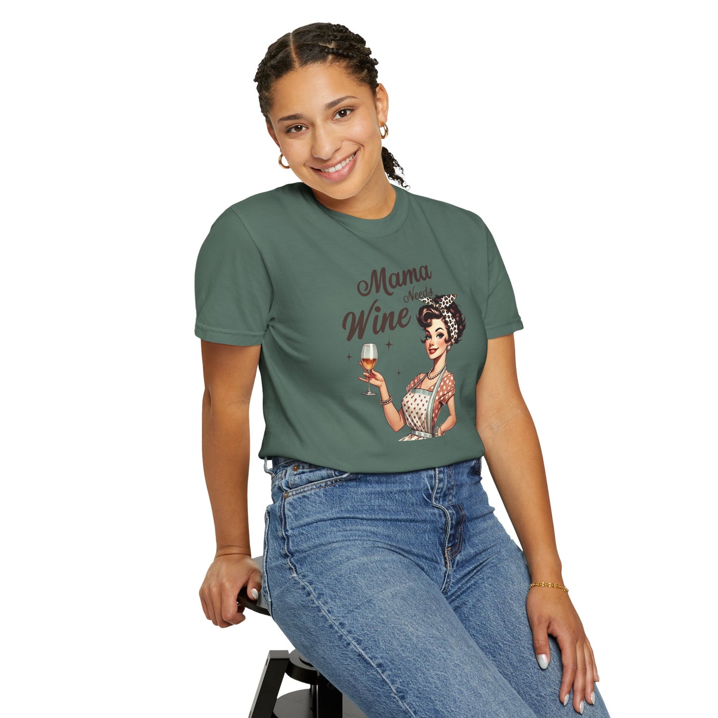 Mama Needs Wine T-Shirt —Mom Graphic Tee