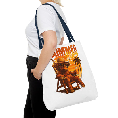 Highland Cow — Beach-Ready AOP Carryall