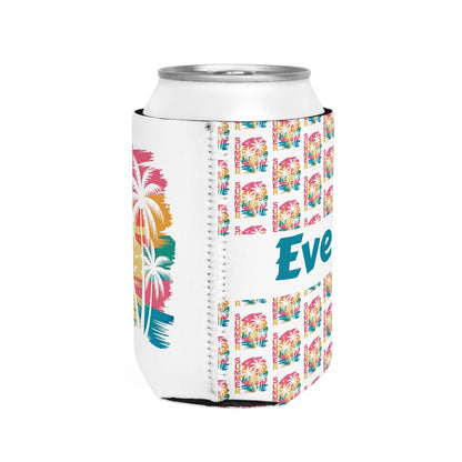 Summer Can Cooler Sleeve — Personalized Can Koozie for BBQs & Beach Days