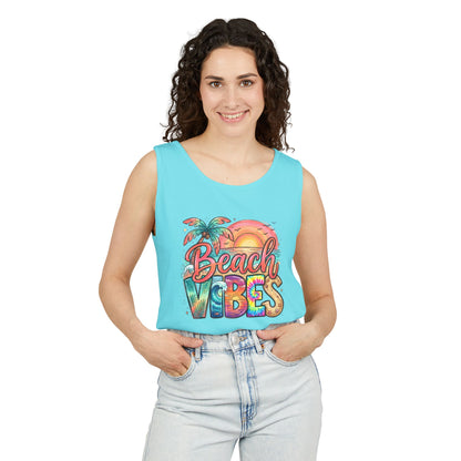 Beach Vibes — Breathable Garment-Dyed Summer Tank
