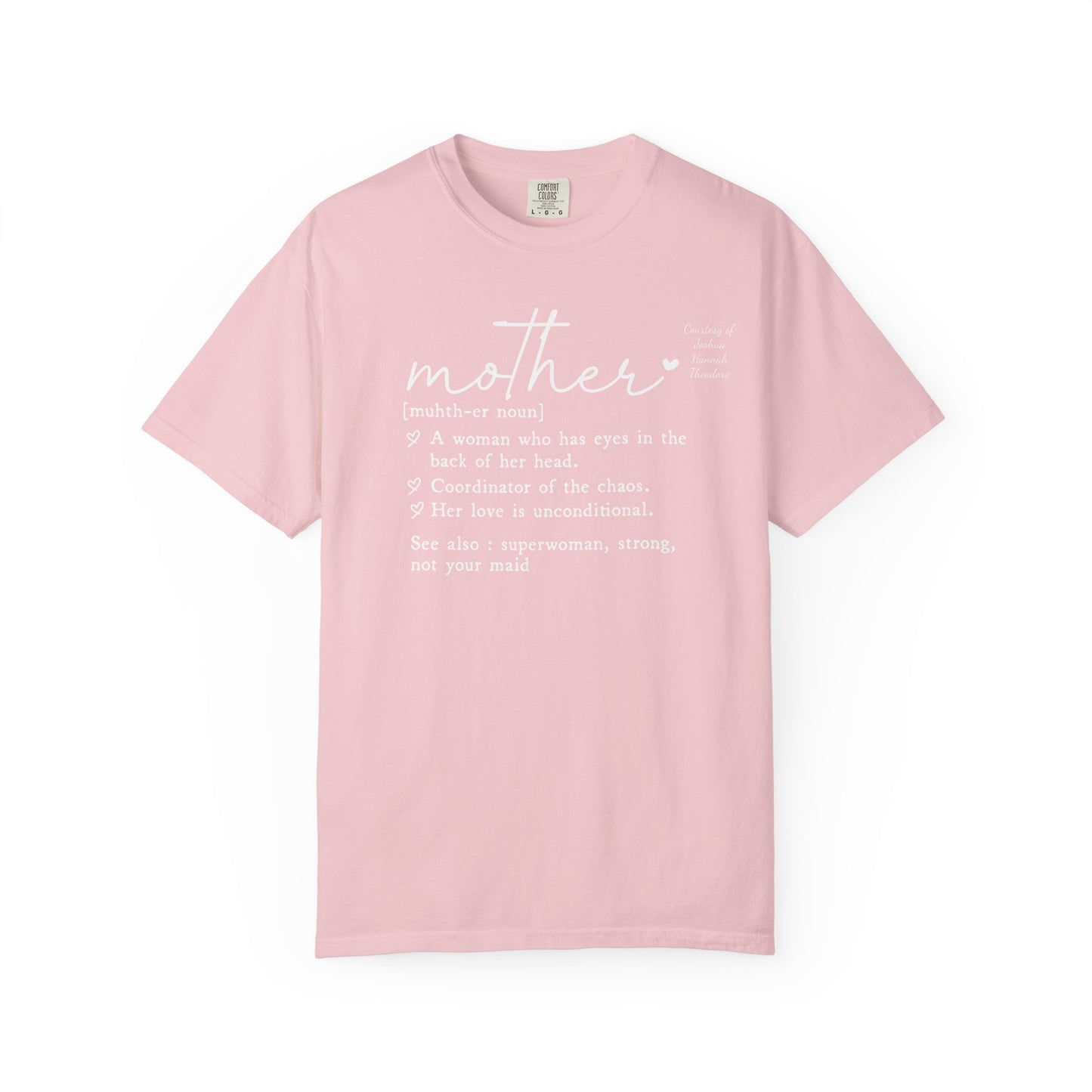 Mother Definition T-Shirt — Personalized Mom Script Graphic Tee