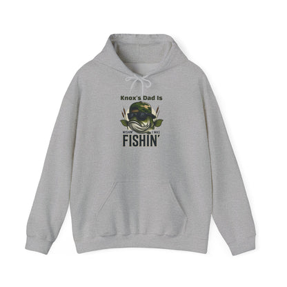 Wishin I Was Fishin Custom Kid's Names Hoodie - Personalized Gift