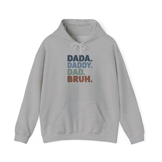 Bruh Dad Hoodie - Humorous Fathers Day Gift Sweatshirt