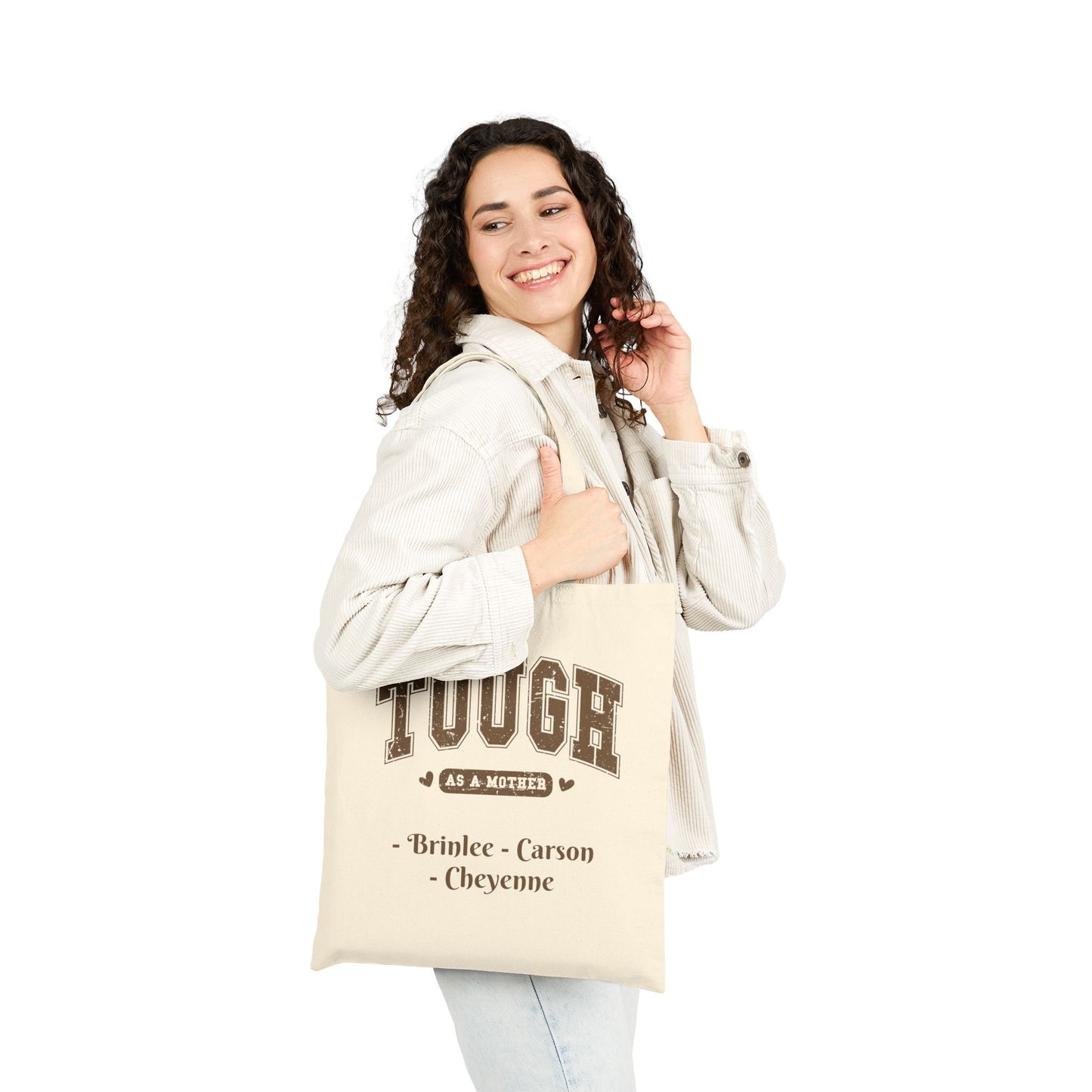 Tough As A Mother Custom Names — Personalized Mom Tote