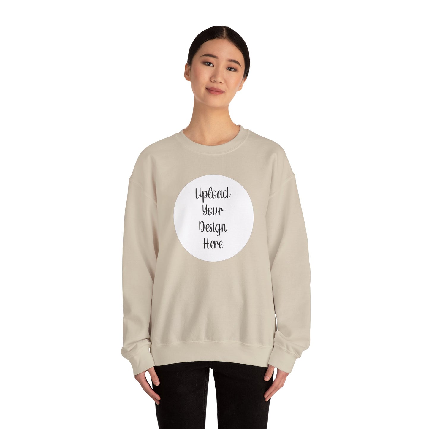 *Custom Crewneck Sweatshirt — Gildan Various Colors - Upload Your Design