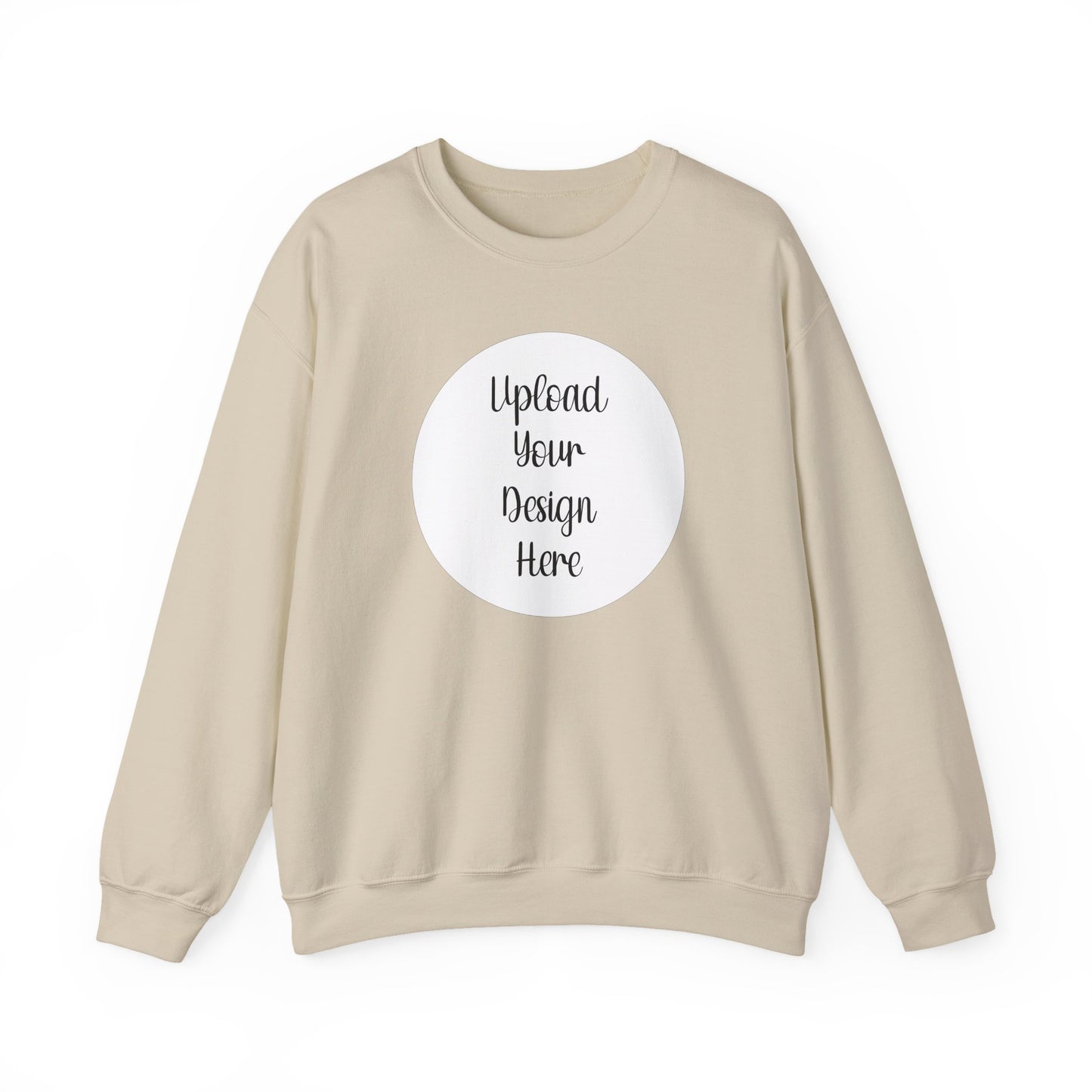 *Custom Crewneck Sweatshirt — Gildan Various Colors - Upload Your Design