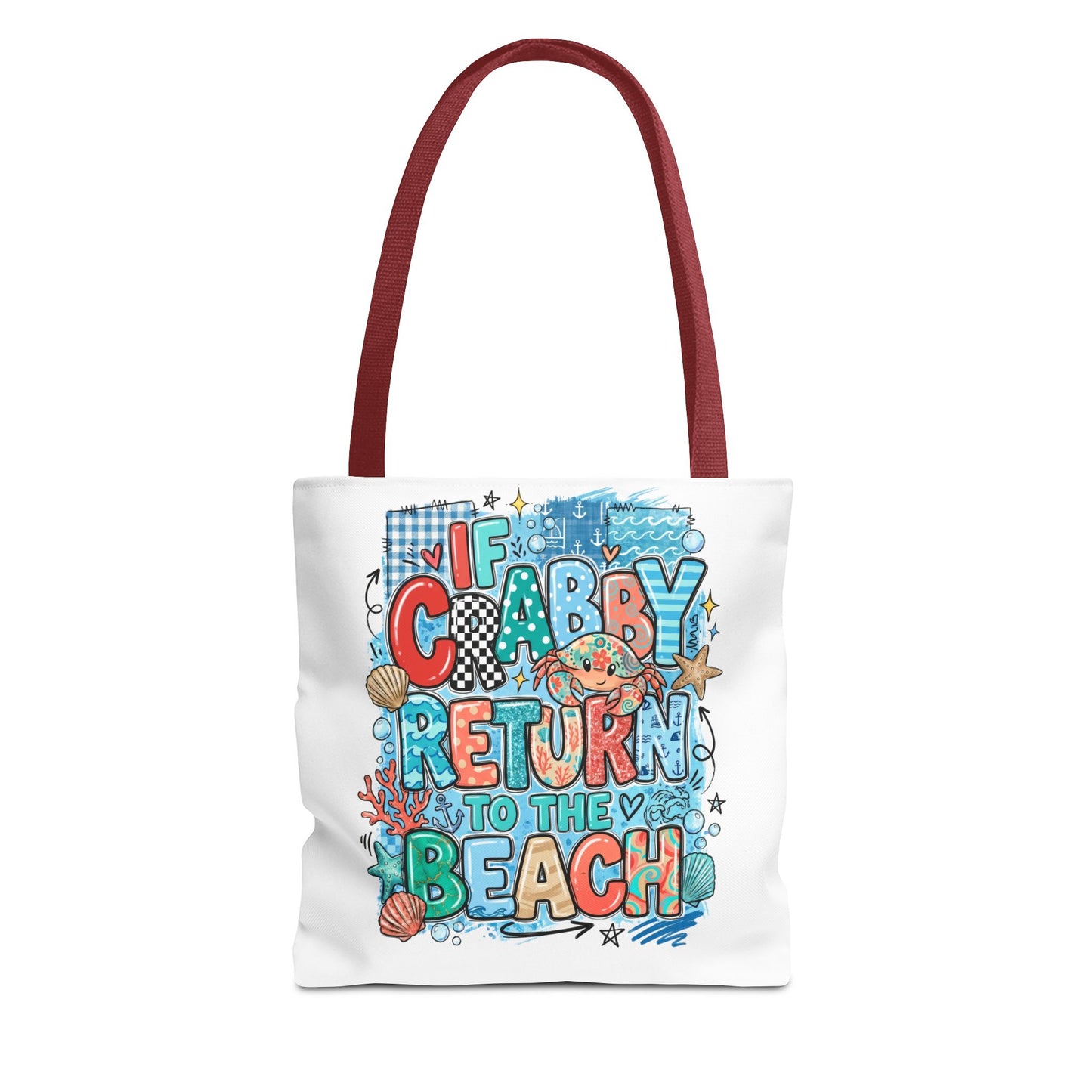 Crabby — Beach-Ready AOP Carryall