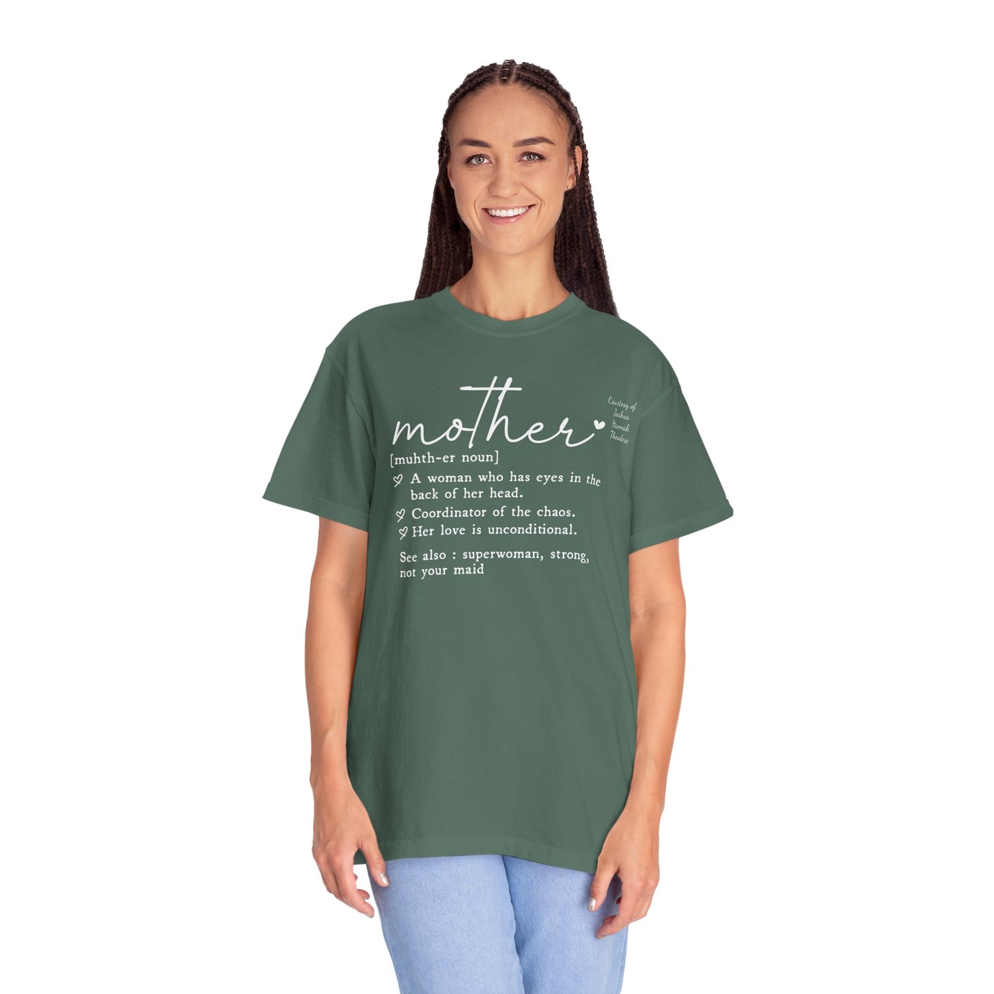 Mother Definition T-Shirt — Personalized Mom Script Graphic Tee
