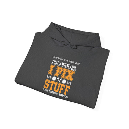 I Fix Stuff Custom Kid's Names Hoodie - Personalized Gift